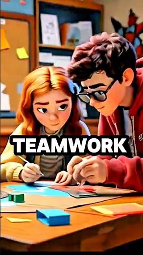 Teamwork Wins: Animated Short Story with a Powerful Moral #lifelessons #teamwork #schoollife #exam