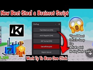 [NEW] Steal a Brainrot Script Roblox |🥇INSTANT STEAL + SPEED + ESP + INFINITE JUMP Work 100%