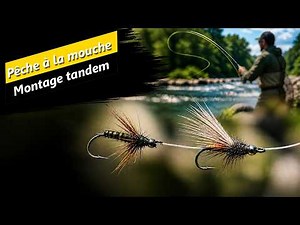 Tandem fly fishing rig