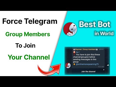 How to force telegram users to join your channel || How to add force Bot and use