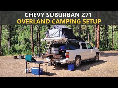 WILD Camping Tour In A 2004 Chevy Suburban Z71 Camper