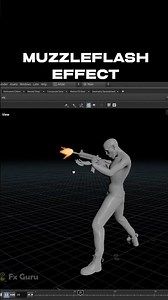 MuzzleFlash | Houdini Tutorial #houdini #vfxartist