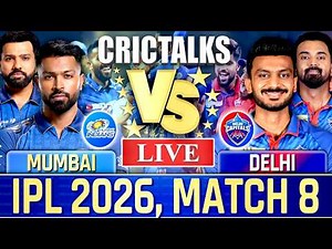 🔴 Live: MI vs DC, Live Commentary | IPL 2026 | Cricket Live Match Score , 1st Innings