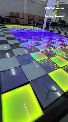 Turn every party into an immersive experience with the TP-877 3D LED floor.#DJBooth#LEDDJBooth