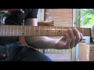 Clapton - Cream - Crossroads - Guitar Lesson 2a - Chords - Playing the verses
