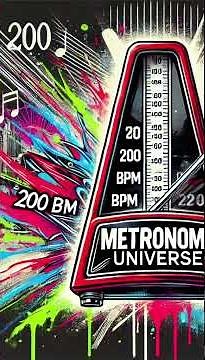 200 BPM Metronome. Perfect for Practice #metronome #clicktrack #timing #musicpractice
