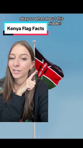 Flag Facts for Kenya! #kenya #kenyantiktok #kenyantiktok🇰🇪 #kenyan #flag #flags #flagfacts #geography #greenscreen