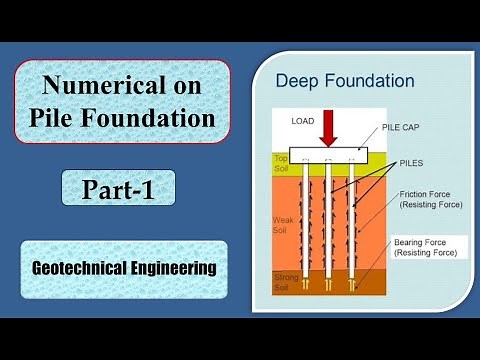 Numerical on Pile Foundation (Part-1) l Foundation Engineering