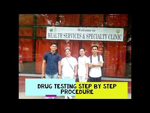 Drug testing Step by step procedure @Southeastern Philippines Medical Center
