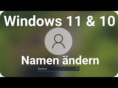 Windows 11 Benutzername ändern