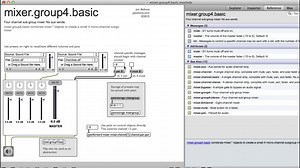 Mixer, a Max/MSP package