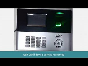 Reset option in eSSL x990