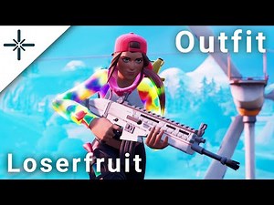 *LEAKED* Fortnite "Loserfruit" Icon Series Skin Gameplay (with "Buddy Bag" Back Bling)