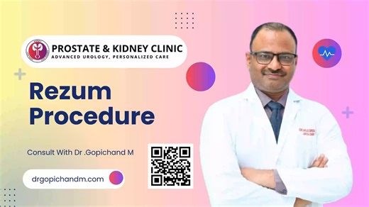 M Gopichand on Instagram: "Live Session on Rezūm Therapy. Join us for an informative live video discussing Rezum , Convective Water Vapour Therapy, a minimally invasive treatment for Benign Enlargement of the Prostate (BEP), including advanced cases up to 280cc. In this video lets learn about the procedure, while supporting better urinary function. ✅ Watch the full video ✅ Learn how the Rezūm procedure works 📞 Contact us to know more about treatment options :+91 89853 25177 #drgopichandm #rezum