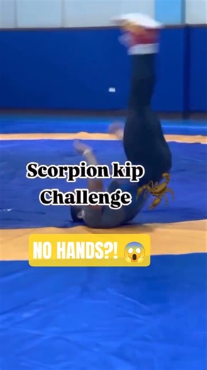 Scorpion Kip Up Challenge 🦂 Can You Stand Up Without Hands? #shorts
