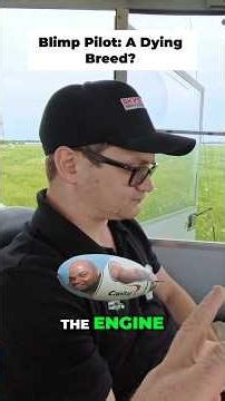 Do Blimps Use Their Engines Much? Subscribe For Full Video! #airplane #aviation #blimp #interview