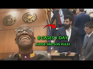 Inside Judge Simpson’s Courtroom: 8 Cases, 1 Morning, Nonstop Drama