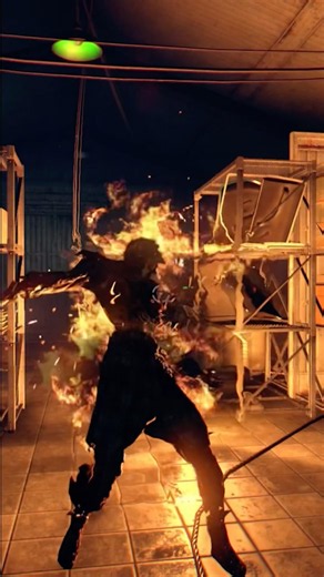 TORCHED HIS AHH‼️😭 #deadisland #zombieshorts #fnaf #gaming