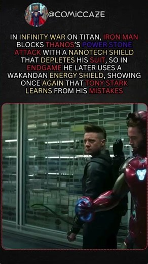 Iron Man Uses Wakanda Tech Instead Of His Own. #ironman #mcu #comics