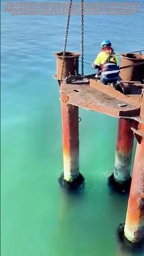 Ocean Dismantle: Cutting Offshore Metal Structures with Precision Welding