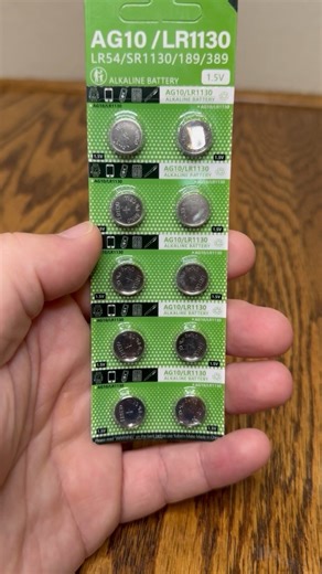 Watch My Review of These AG10 Batteries on Amazon Live