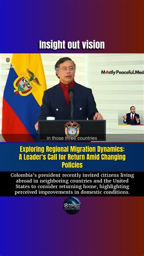 Exploring Regional Migration Dynamics: A Leader's Call for Return Amid Changing Policies Colombia's president recently invited citizens living abroad in neighboring countries and the United States to consider returning home, highlighting perceived improvements in domestic conditions. This statement comes as several nations in the Americas adjust their approaches to international migration flows, reflecting evolving economic and social priorities. What this illustrates is the complex interplay of