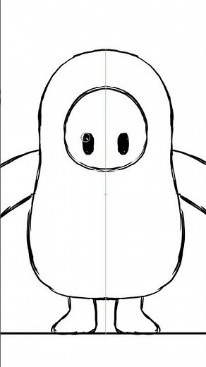 COMO DESENHAR Fall Guys #desenho #tutorial