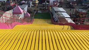 Riding the giant slide at the Marshfield Fair! | Marshfield Mariner