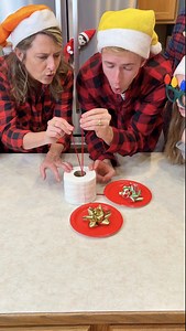 409K views · 6.1K reactions | Christmas String Pull Party Game  This Holiday season play our perfect Christmas party game where dad, mom, and the kids pull some strings to win some Christmas bow prizes. | Benson Bros | Facebook
