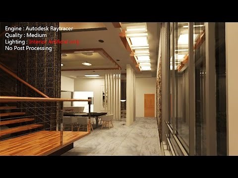 BIM - Revit Advanced Tutorial 05 Interior Rendering, Lightings, Download Components Online