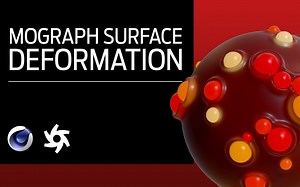 C4D-使用Volume Builder进行Mograph表面变形