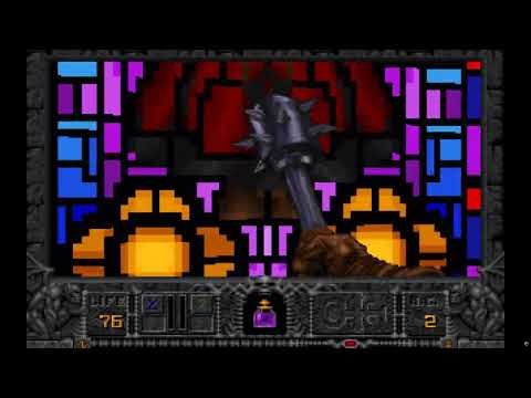 Hexen: Beyond Heretic (DOS) Gameplay