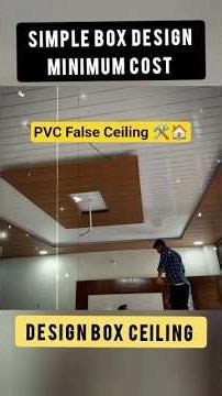 PVC FALSE CEILING DESIGN #installation #falseceiling #homeinterior #interiordesign #ceilingdesign