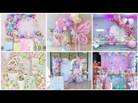 Latest Butterfly Birthday Decoration Ideas 2024/ Butterfly Birthday Decoration|Butterfly Theme Party