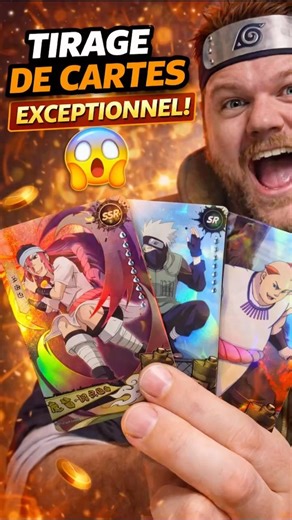 Tirage de carte Naruto - carte incroyable