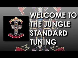 Guns N' Roses - Welcome to the Jungle Standard Tuning - Guitar Tab Lesson Tutorial