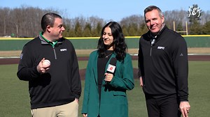 2.6K views · 46 reactions |  EMU Baseball – LIVE on ESPN+ for the FIRST TIME EVER!  "If we stream it… you WILL watch?" ⚾ ️ Greg Steiner, Tom Helmer, and Elena Davis bring the action, the stories, and maybe even a sunflower seed scandal.   https://tinyurl.com/3azzuxvx | Eastern Michigan Athletics | Facebook