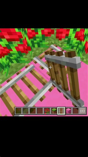 Minecraft heart 💞 with rail like subscribe #minecraft#short
