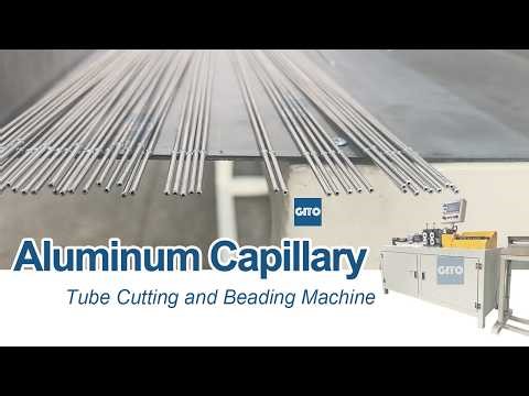 Refrigeration Aluminum Capillary Tube Cutting and Beading Machine