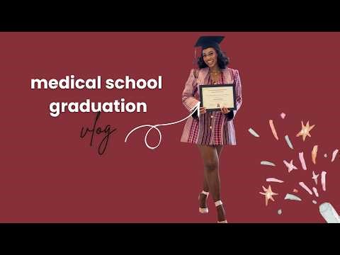 The Day I Became a Doctor | Medical School Graduation Vlog👩🏾‍⚕️🎓