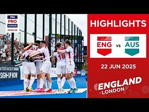 FIH Hockey Pro League 2024-25 Highlights: England vs Australia (M) | Match 2