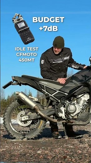 Idle RAW Sound Test CFMOTO 450MT IBEX SLIP-ON Comparison