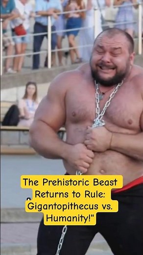 The Prehistoric Beast Returns to Rule: Gigantopithecus vs Humanity #Bigfoot#Gigantopithecus#GiantApe
