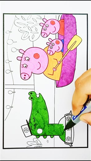 Peppa and Mummy Pig Drawing for Kids, 631#peppapigcoloring #peppapigdrawing #peppapig #drawing