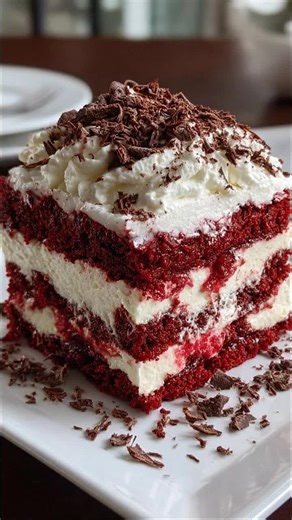 Red Velvet Dessert Lasagna Ingredients: 1 box red velvet cake mix 1/2 cup vegetable oil 3 large eggs 1 cup water 8 oz cream cheese, softened 1 cup powdered sugar 1 tsp vanilla extract 2 cups whipped topping 1 cup chocolate pudding mix 2 cups milk ............... 🤍 Want ALL my recipes? Comment “Yes” ⬇️ 📖 Ebook link in my bio #dinnerideas #EasyRecipe #homecooking #viralvideo #dessert