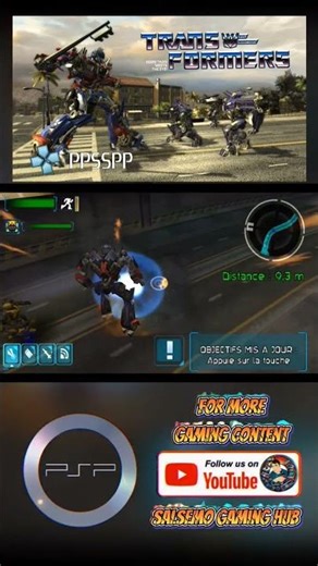 Transformers PSP | Epic Autobots vs Decepticons! (PPSSPP Gameplay)