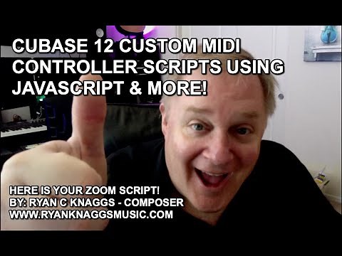 Cubase Custom MIDI Scripting using JavaScript and MORE!