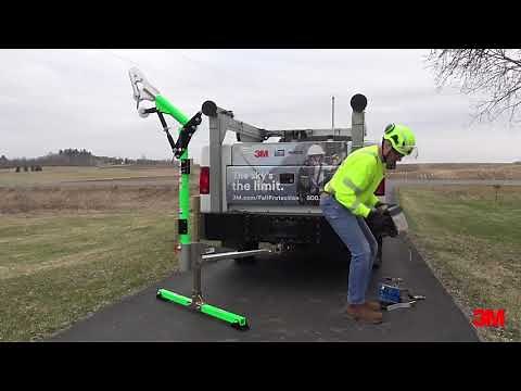 3M™ DBI-SALA® Vehicle Hitch Davit System-Setup