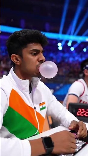World Record Bubble Gum Blow! India Stuns the Competition! #ai #olympic #sports #viral