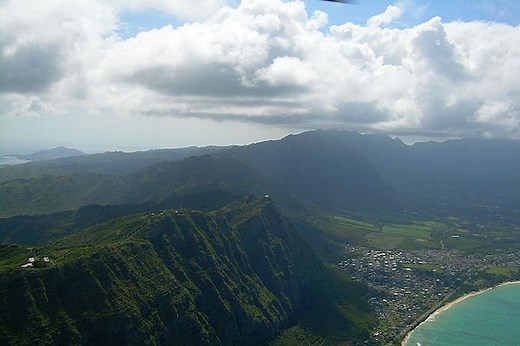 The Ko'olau Range: Made by a Volcano Millions of Years old